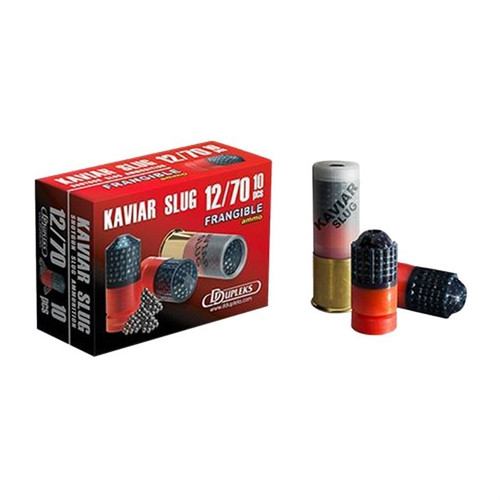 Ddupleks 12 Gauge Ammo 450gr Steel Slug Ammunition - 10 Rounds