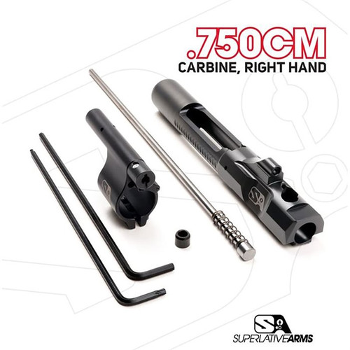 AR-15 ADJ PISTON SYSTEM W/CLAMPON .750'' GAS BLOCK CARBINE RH