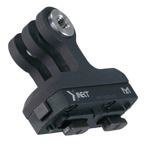 Kinetic Development Group KIN5-500  Go Pro Mount For Standard Magpul MLOK Slots Black Aluminum