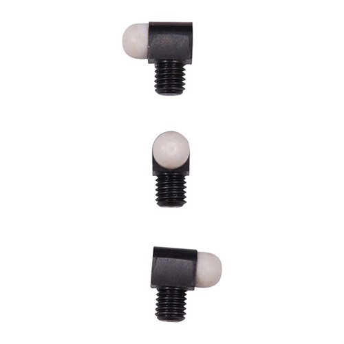 STD BEAD, 5/32'' 6-48 TPI, 9/64'' SHANK, WHITE, 3-PAK