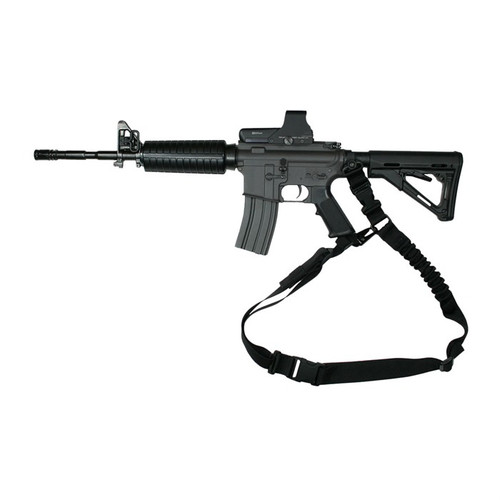 TCS CONVERTIBLE TACTICAL SLING W/ QD SWIVEL ATTACHMENT BLK