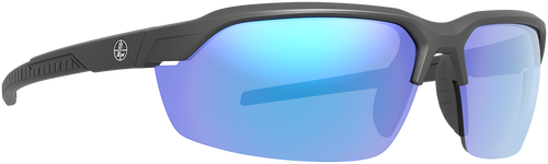 LEU 186754 TRACER     MATTE BLACK     BLUE MIRROR