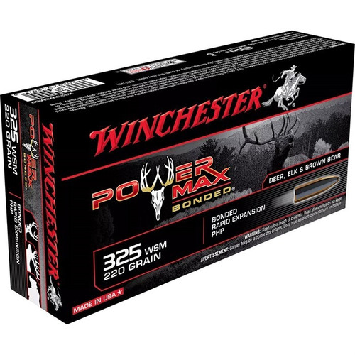Winchester .325 WSM Ammo 220gr PHP Ammunition - 20 Rounds