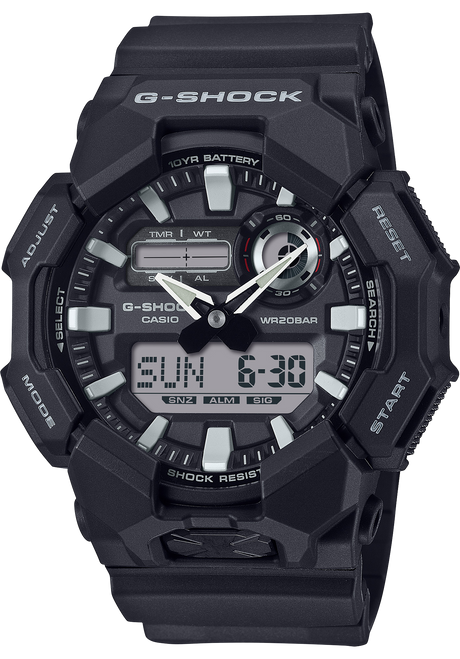 GSHOCK GA0101ACR     ANLG-DIGTL                BLK