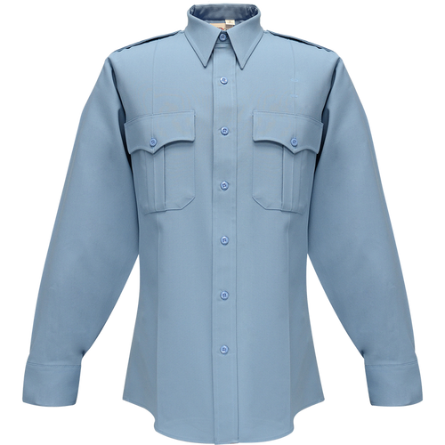 Deluxe Tropical Long Sleeve Shirt w/ Pleated Pockets