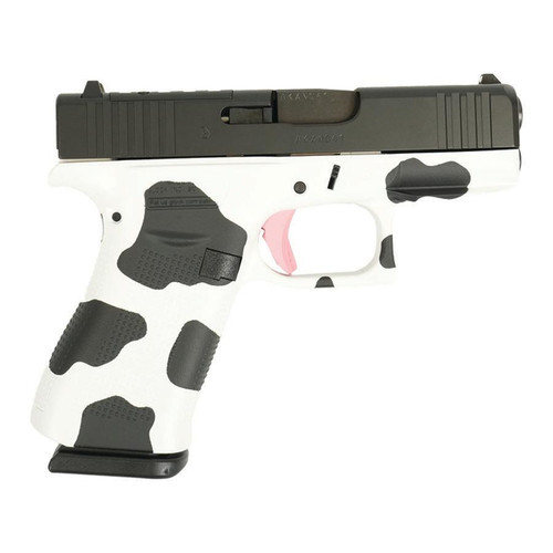 Glock 43X "Cow" Hydro Dipped Handgun 9mm Luger 10rd Magazines(2) 3.4" Barrel Accessory Rail USA Made