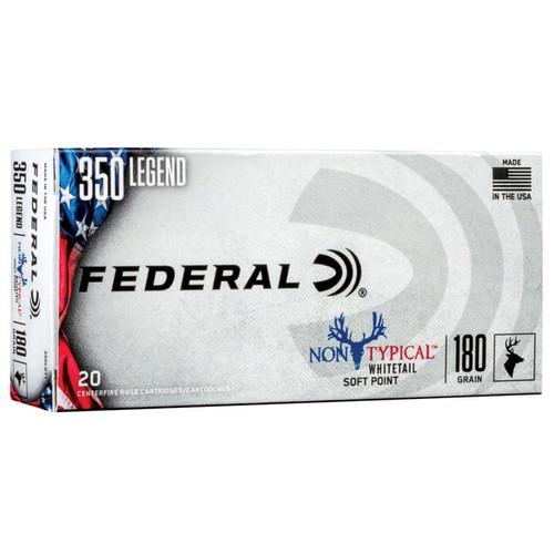 FEDERAL NON TYPICAL 350 LEGEND 180GR SP 20BX