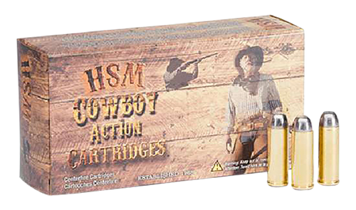 HSM 383NS Cowboy Action  38Special 148gr Soft Lead SWC 50 Per Box/10 Case