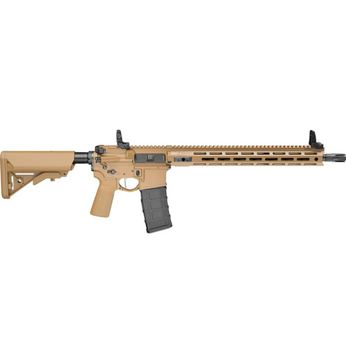 SAINT VICTOR V2 5.56 NATO 16'' BBL (1)10RD MAG COYOTE BROWN