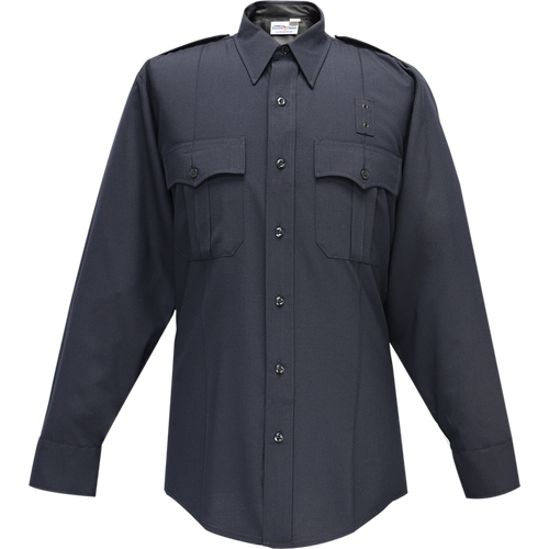 Justice Long Sleeve Shirt w/ Pleated Pockets - LAPD Navy