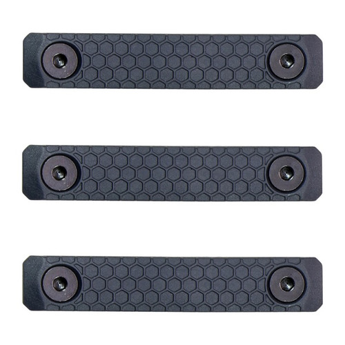 SLATE GRIP M-LOK PANELS 2-SLOT SLATE GREY 3-PACK