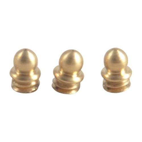 BRASS SKIRTED BEAD, 1/8'' 5-40 TPI, GOLD, 3-PAK