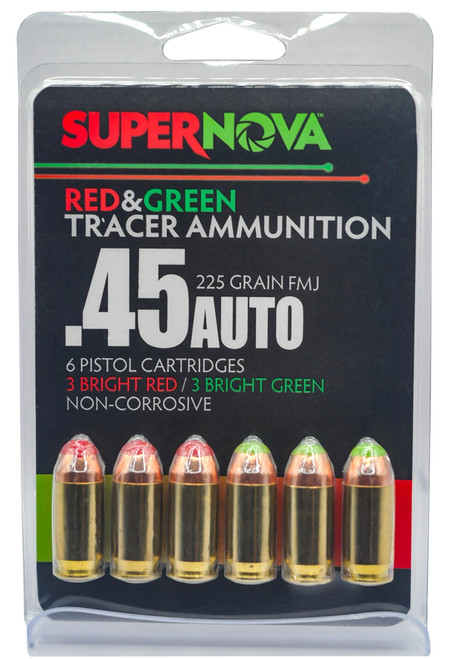 Piney Mountain Ammunition 45 ACP Ammo 225gr FMJ Ammunition - 6 Rounds