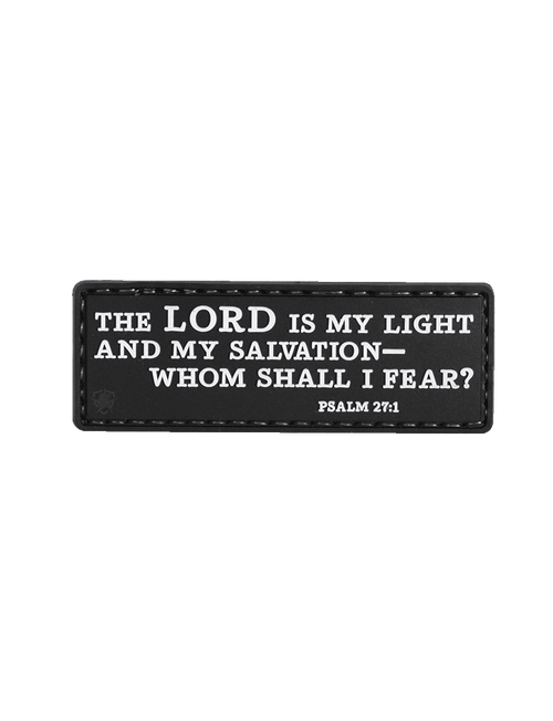 Psalm 27:1 Morale Patch (6 PACK)