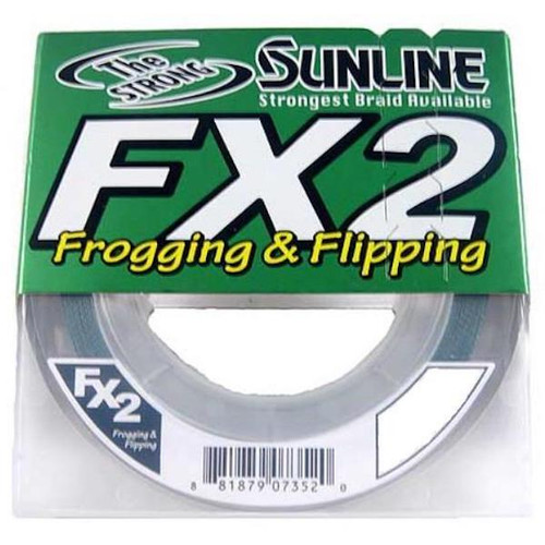 FX2 BRAID 125 YD DARK GREEN 50 LB.