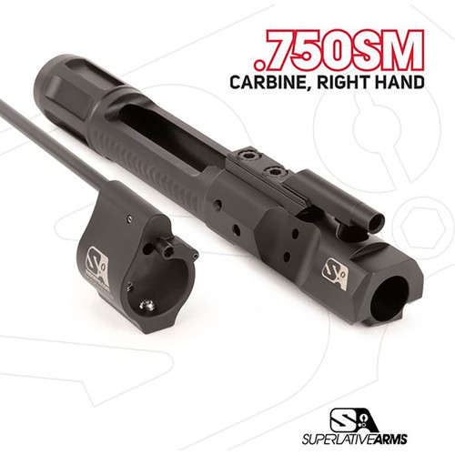 DI BUILDERS KIT WITH SOLID .750'' GAS BLACK CARBINE RH