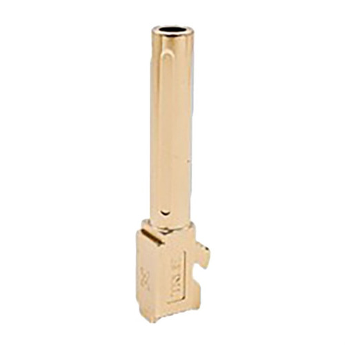 NON-THREADED BARREL FOR GLOCK 19 GOLD TIN