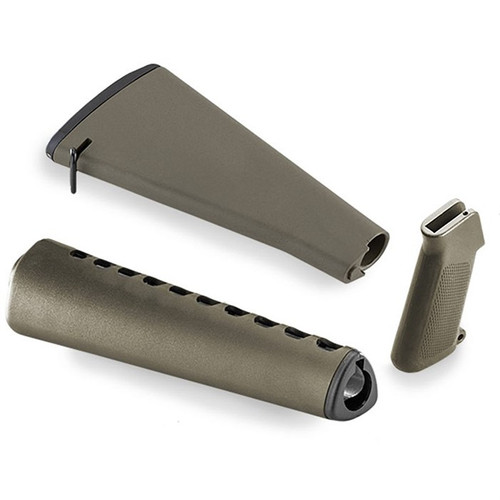 COMPLETE RETRO A1 FURNITURE KIT FOR AR-15 OD GREEN