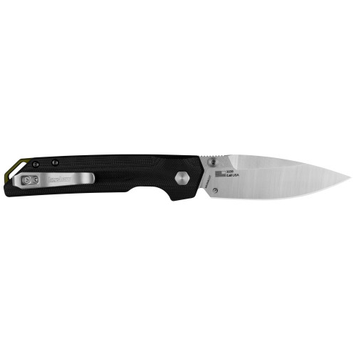 KERSHAW IRIDIUM BUTTON LOCK 3.45" BK