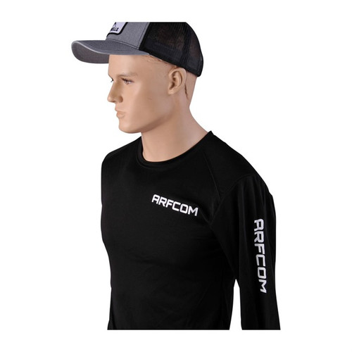 ARFCOM LONG ISLANDER LONG SLEEVE SHIRT XS BLACK