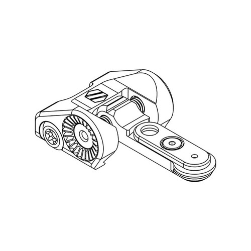 AR-15 PEAK/02 FOLDING IRON REAR SIGHT A2 HEIGHT