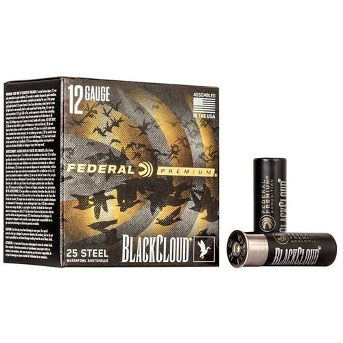 Federal 12 Gauge Ammo 1-1/4 oz #BBB Steel Ammunition - 25 Rounds