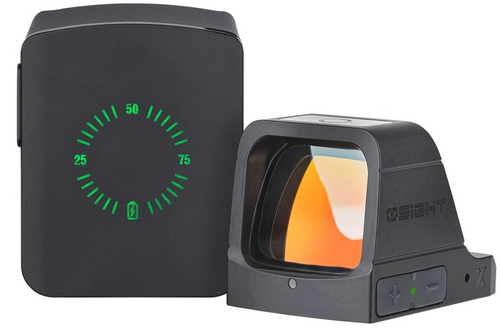 OSIGHT X, 3MOA DOT + 32MOA CIRCLE RED DOT SIGHT WITH CHARGING COVER