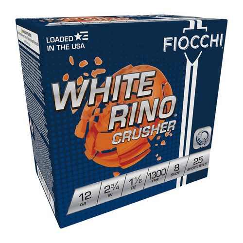 WHITE RINO CRUSHER 12 GAUGE 2-3/4'' 1-1/8OZ #8 250/CASE