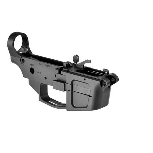 AR-15 MIKE-45 45 ACP BILLET LOWER RECEIVER STRIPPED BLACK