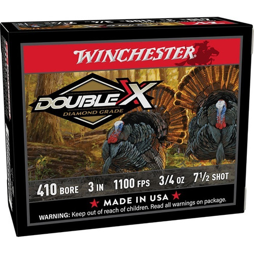 Winchester 410 Bore Ammo 3/4 oz #7.5 Lead Ammunition - 100 Rounds
