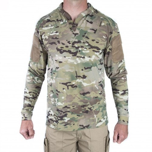 BOSS RUGBY SHIRT LONG SLEEVE MULTICAM LG