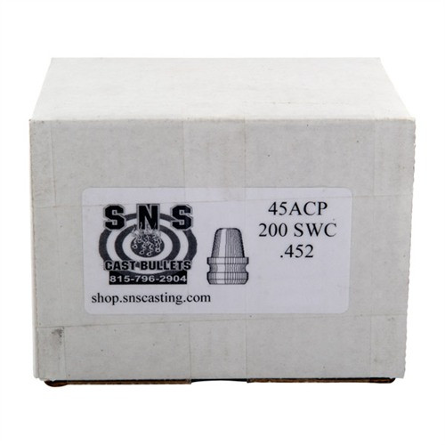 SEMI-WAD CUTTER 45 CAL (.452'') 200GR SWC 500/BOX