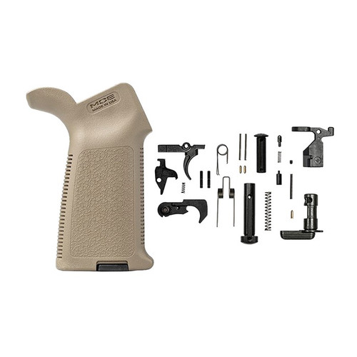 EPC LOWER PARTS KIT W/MOE GRIP FOR AR-15 FDE