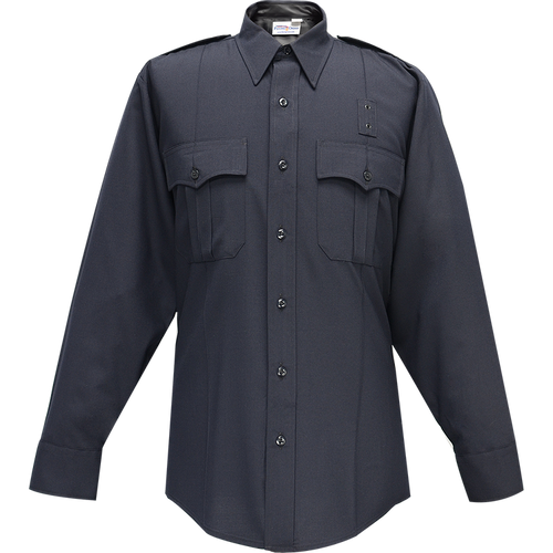 Justice Long Sleeve Shirt w/ Zipper - LAPD Navy