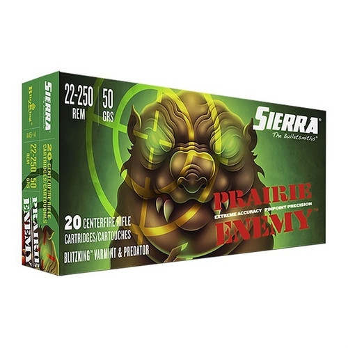 Sierra .22-250 Rem Ammo 50gr PT Ammunition - 20 Rounds