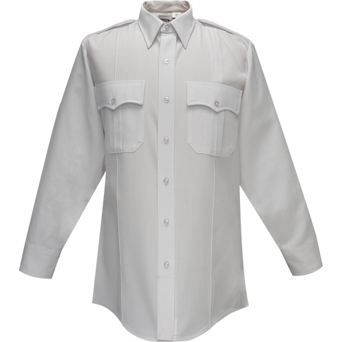 Deluxe Tropical Long Sleeve Shirt w/ Pleated Pockets