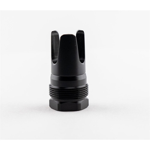 FHD FLASH HIDER 9/16X24 LH FACEMOUNT SHOULDER BLACK NITRIDE