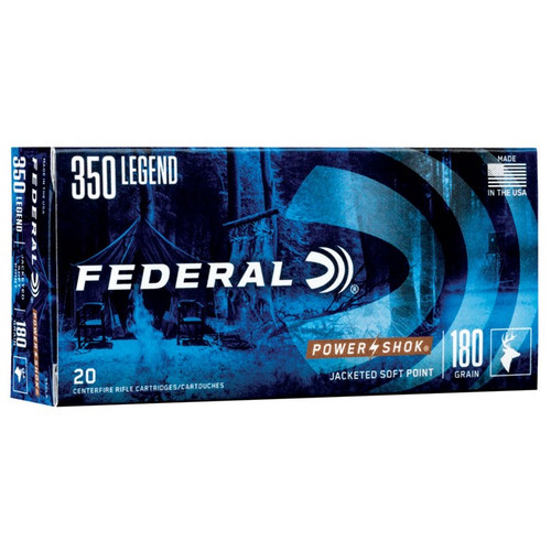 FEDERAL POWER SHOK 350 LEGEND 180GR SP 20BX