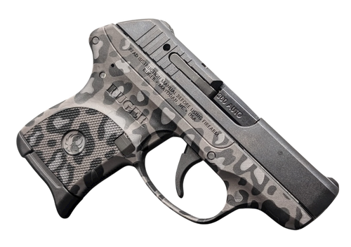 RUGER LCP 380ACP PISTOL SNOW LEOPARD PRINT 2.75" 1-6RD MAG