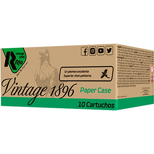 VINTAGE PAPER 12 GAUGE 2-3/4'' 1-1/8 OZ #8 SHOT 25/BOX