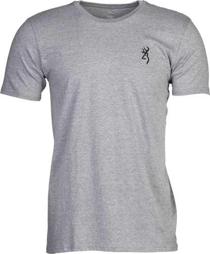 HEATHER GRAY LARGEBROWNING SS T-SHIRT HUNT TOUGH 