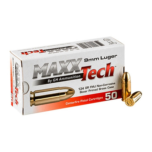 9MM LUGER 124GR FULL METAL JACKET 50/BOX