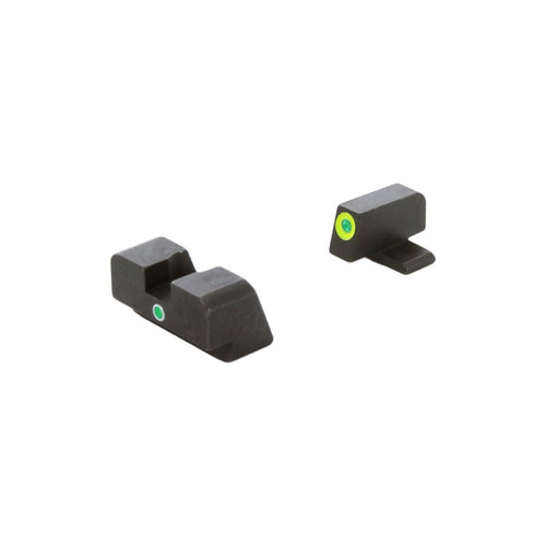 I-DOT SIGHT SET LUMIGREEN OUTLINE  FOR FN HIGH POWER BLACK