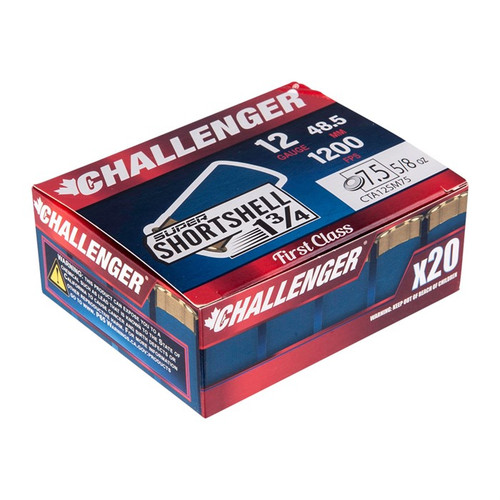 12 GAUGE 1-3/4'' 3/4 OZ #7.5 SHOT 20/BOX