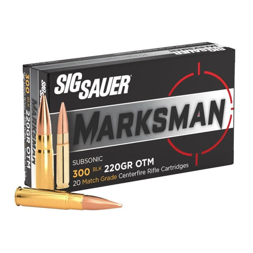 Sig Sauer 300 Blackout Ammo 220gr OTM Ammunition - 20 Rounds
