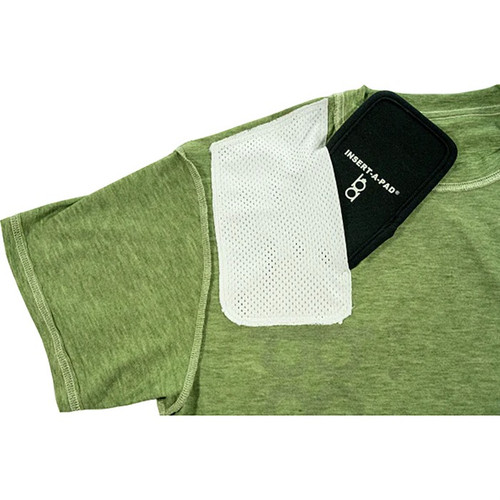 SHOOTING T-SHIRT WITH INSERT-A-PAD GREEN L