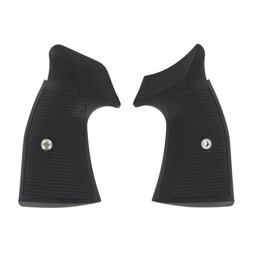 S&W K/L FRAME TAC DIAMOND, SQUARE BUTT, BLACK
