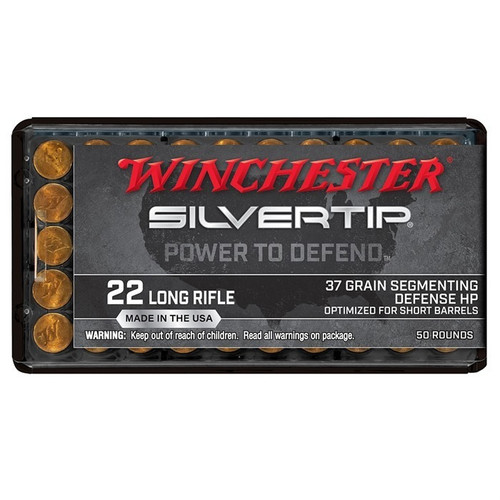 Winchester .22 LR Ammo 37gr JHP Ammunition - 50 Rounds