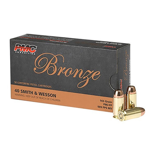 PMC .40 S&W Ammo 165gr FMJ Ammunition - 1000 Rounds