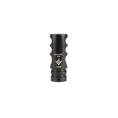 GAMMA 65 MUZZLE BRAKE 6.5 CREEDMOOR 5/8-24 SS BLACK